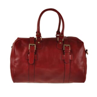 Travel Bag - LT - Red - Calf Leather