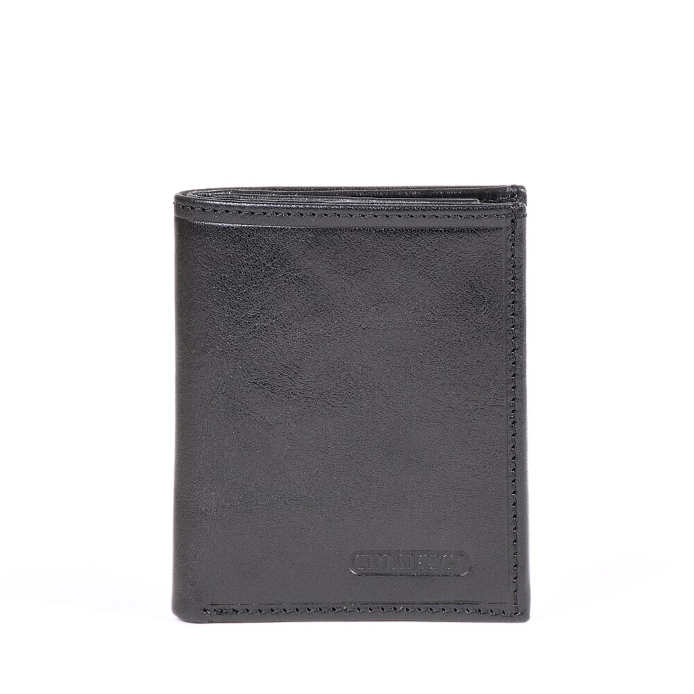 Morellino black leather wallet. Chiarugi by Original Tuscany Made in Italy